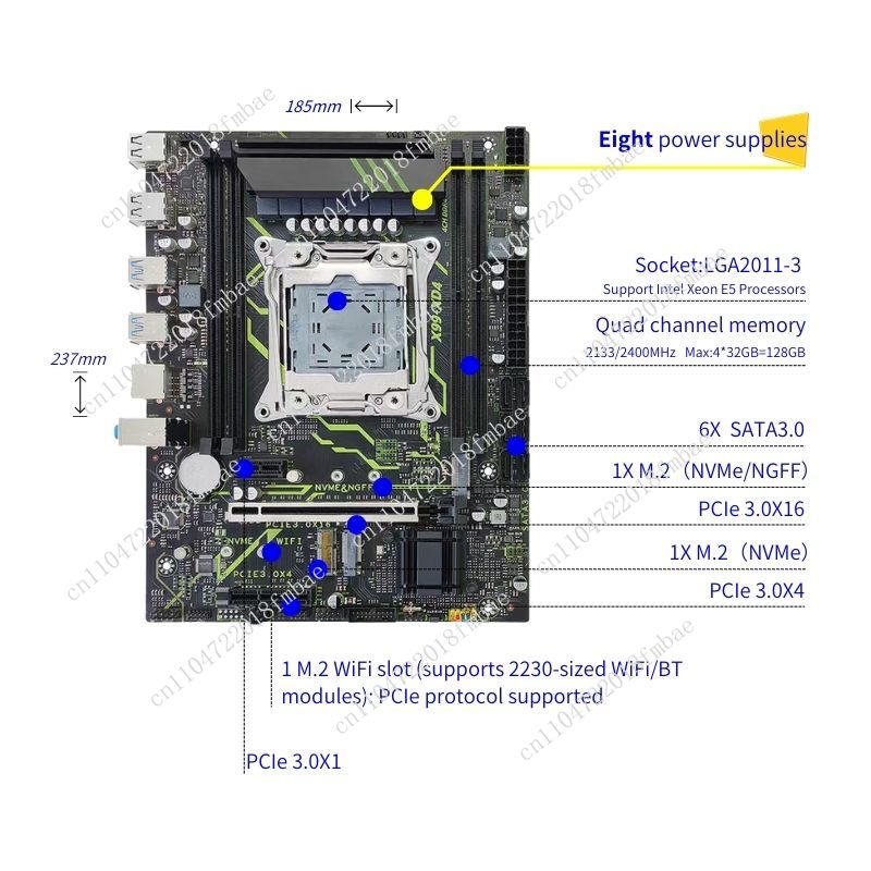 مجموعة كمبيوتر مكتبي مع لوحة أ - مراجعة E5 2699 V4 وسعره